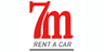 7M Rent A Car logo